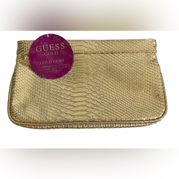 Guess Gold Rush Clutch Cosmetic Pouch - Picture 3 of 9